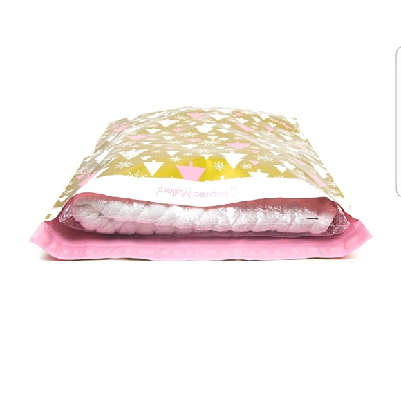 25 14.5x19" XL INSPIRED thick POLY MAILERS Pink Winter… - Picture 3 of 9